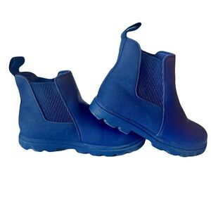 NATIVE Kids Navy Blue Slip On Rain Boot Size 13 youth